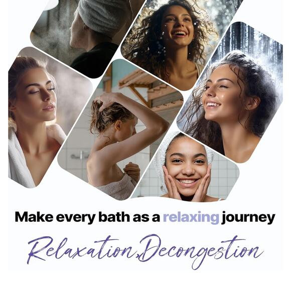 SHOWER STEAMERS LAVENDER AROMATHERAPY 8 PIECE GIFT BOX BATH BOMBS ESSENTIAL OILS - Picture 5 of 7